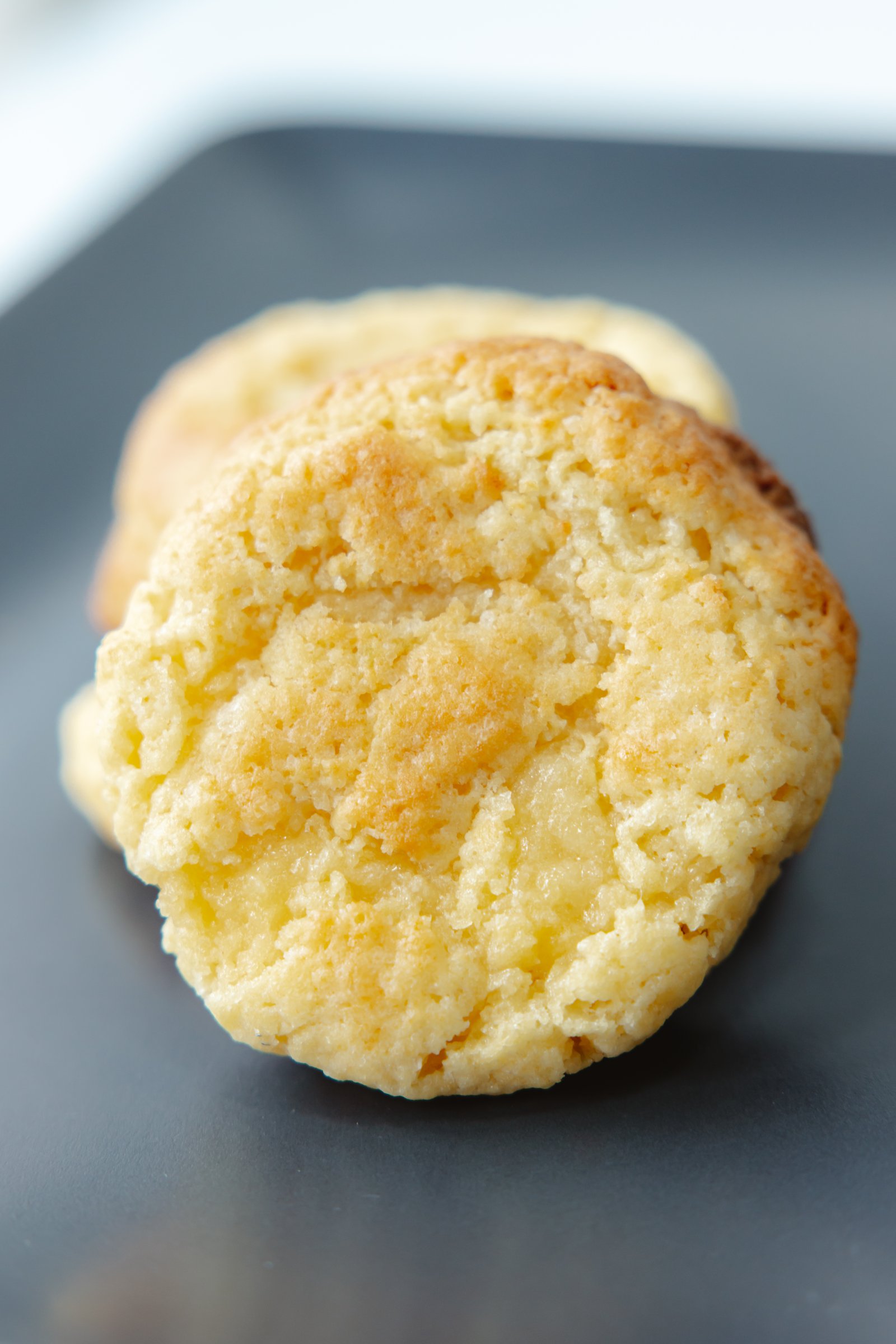 Cookie au yuzu et à la meringue